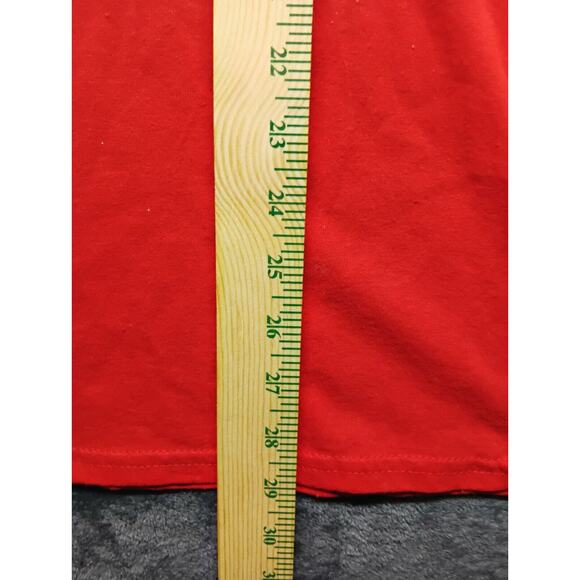 Ball State Cardinals Logo - NCAA Sports Team T-Shirt - Red - Picture 4 of 5